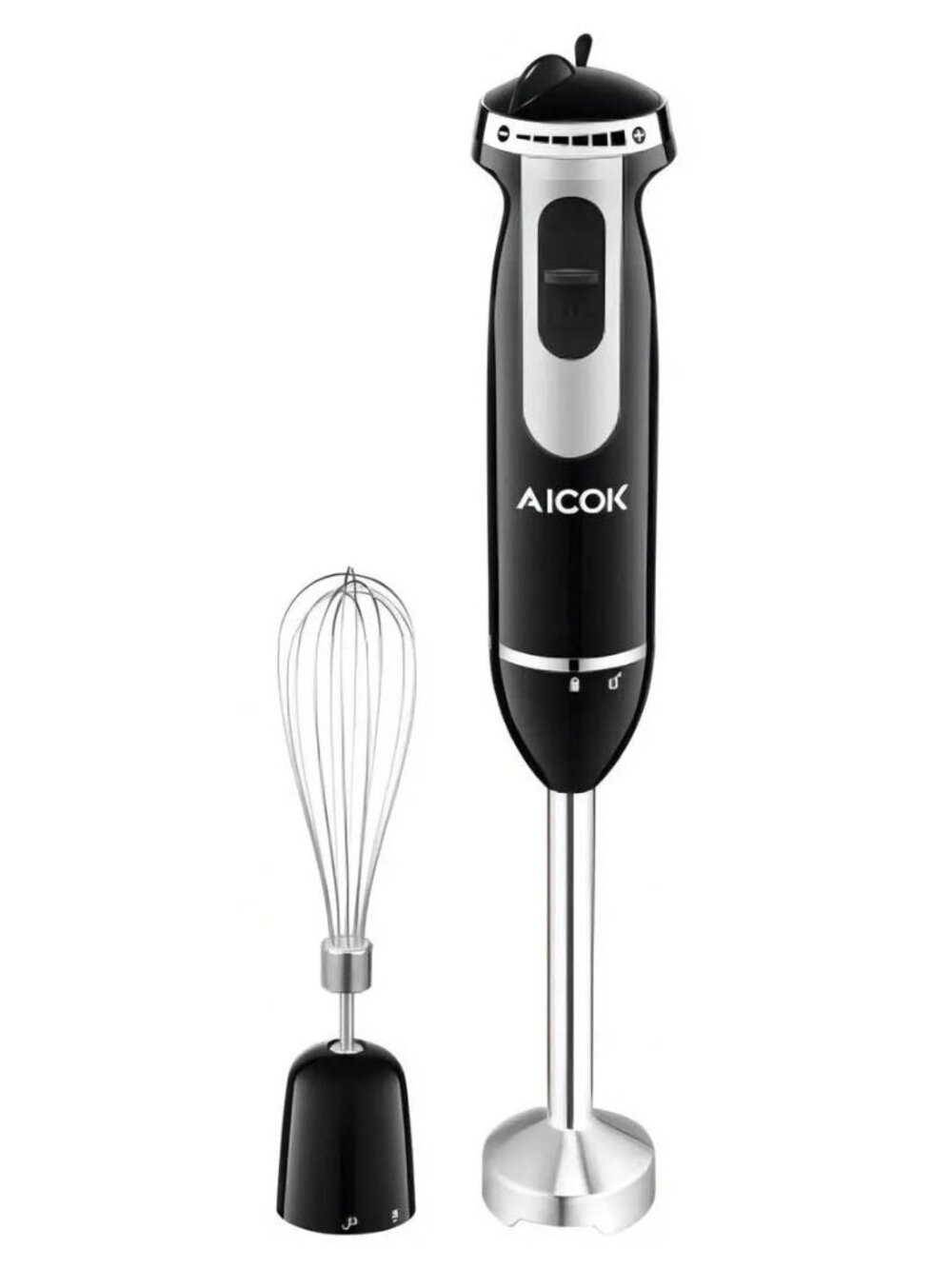 Aicok Hand Immersion Blender with Whisk attachment